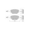 Pastillas de freno traseras GT2i Club para RENAULT Captur II E-TECH 160 158cv 2020-01-01-