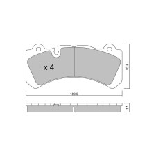 Pastillas de freno delanteras GT2i Club para VOLVO V60 2.0 D4 Polestar, 2.4 Hybrid D6 Polestar 2015-18 - Pinzas de freno Brembo