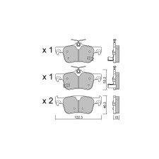 Pastillas de freno traseras GT2i Club para HONDA e Advance 154cv 2019-09-01-