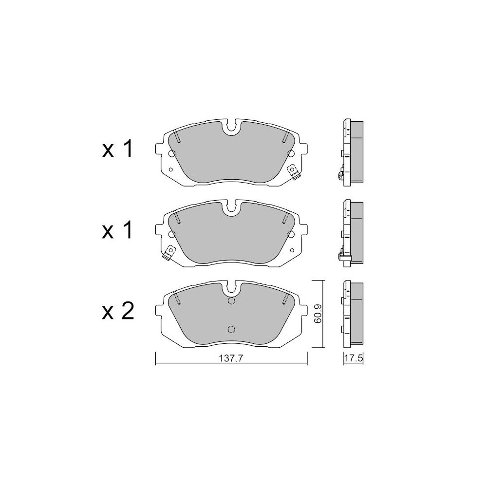 Pastillas de freno delanteras GT2i Club para HYUNDAI i20 N 1.6 T-Gdi 2020-  Pinzas de freno Mando Array