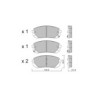 Pastilhas de travão dianteiras GT2i Club para HYUNDAI Elantra V Sedan / Avante 1.6 T/GDi 204hp 2020-03-01-