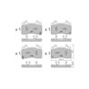 Pastillas de freno delanteras GT2i Club para ALFA ROMEO Tonale (965_) 2.0 268cv 2022-03-01-