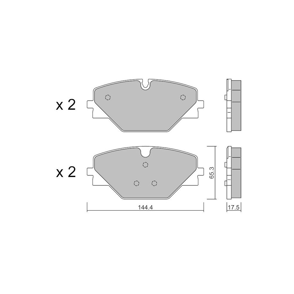 Pastillas de freno traseras GT2i Club para LAND ROVER Range Rover V (L460) P635 MHEV AWD 635cv 2021-10-01-Array