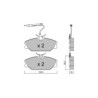 Pastillas de freno delanteras GT2i Club para RENAULT Espace II (J/S63_) 3.0 Biturbo 4x4 (B545) 263cv 1991-01-01-1996-12-01