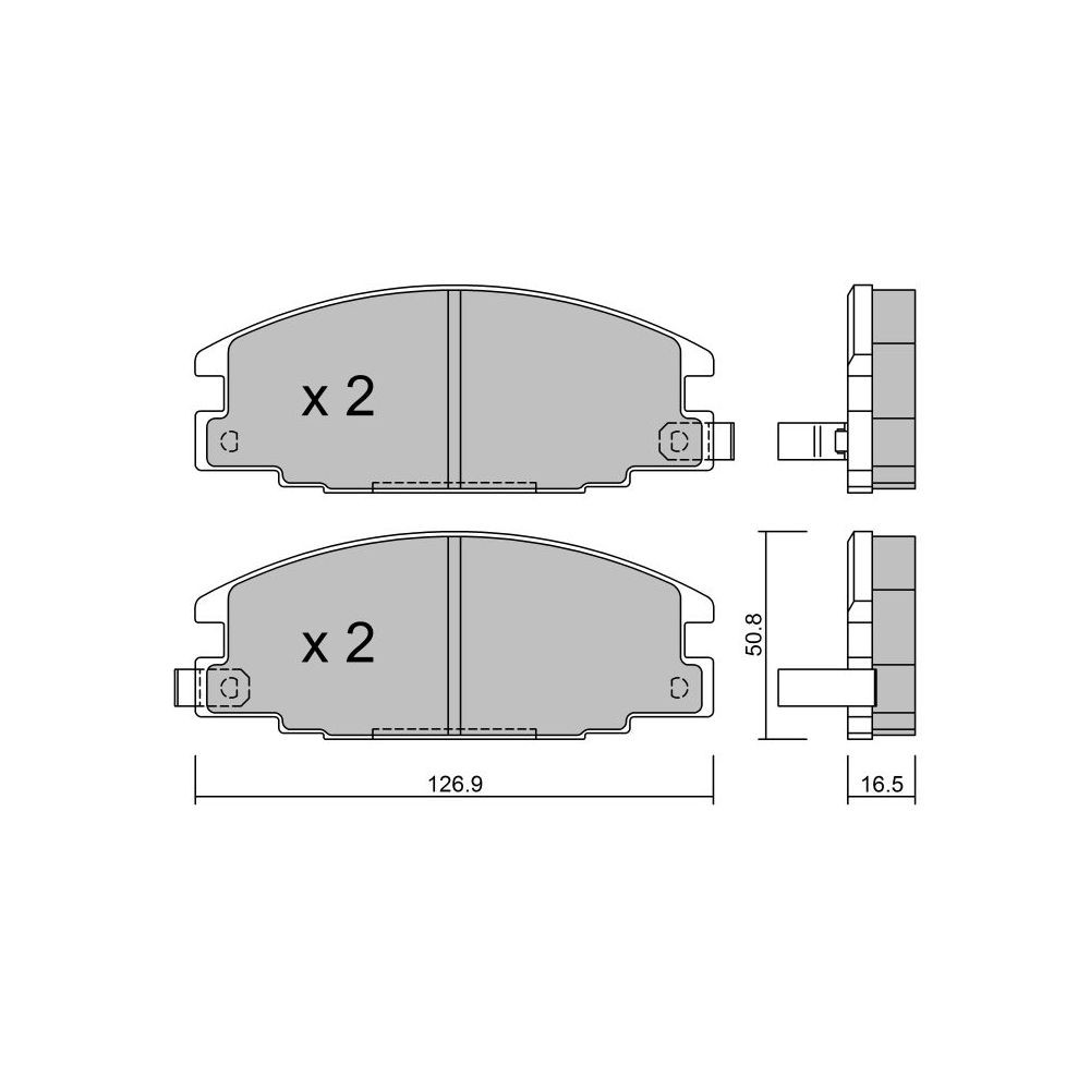 Pastillas de freno delanteras GT2i Club para OPEL Frontera A Sport (U92) 2.4 i (53MWL4) 126cv 1992-03-01-1998-10-01Array