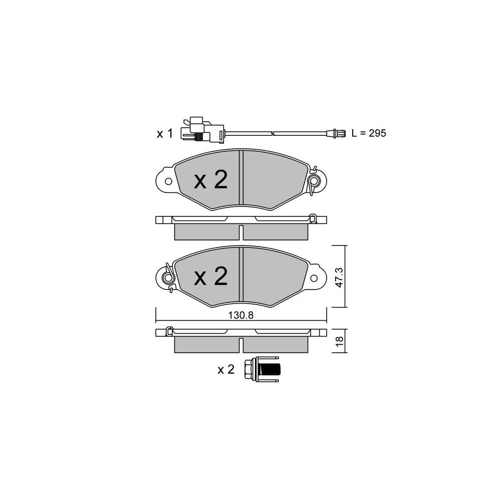 Pastillas de freno delanteras GT2i Club para RENAULT Kangoo I (KC0/1_) 1.6 8V 90cv 1997-08-01-Array