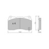 Pastillas de freno delanteras GT2i Club para TESLA Model S (5YJS) EV AWD 785cv 2012-09-01-