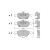 Pastilhas de travão dianteiras GT2i Club para TOYOTA Yaris III (_P13_)/ Vitz 2.0 16V 131hp 2010-12-01-