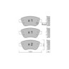 Pastillas de freno delanteras GT2i Club para OPEL Corsa D (S07) 1.4 (L08, L68) 120cv 2006-07-01-2014-08-01