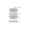 Pastillas de freno delanteras GT2i Club para ABARTH 500 / 500 C 1.4i 16V T-Jet 595 Abarth 160 hp 2008-  Pinzas de freno Bosch 