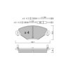 Pastillas de freno delanteras GT2i Club para CITROEN C5 I Break (DE_) 2.2 HDi 164cv 2001-06-01-2004-08-01