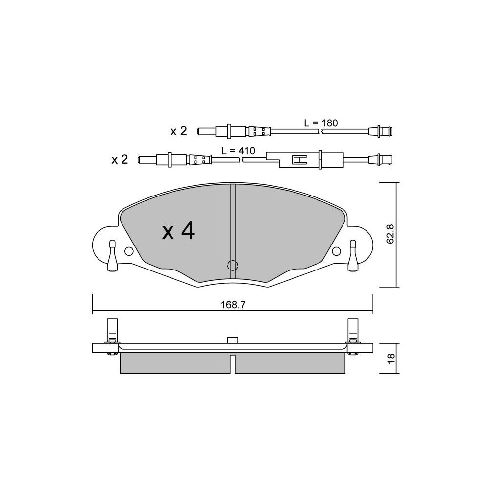 Pastillas de freno delanteras GT2i Club para CITROEN C5 I (DC_) 3.0 V6 (DEXFXC, DEXFXF) 207cv 2001-03-01-2004-08-01Array