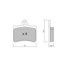 Pastillas de freno traseras GT2i Club para CITROEN C5 I (DC_) 3.0 V6 (DCXFXC, DCXFXF) 207cv 2001-03-01-2004-08-01