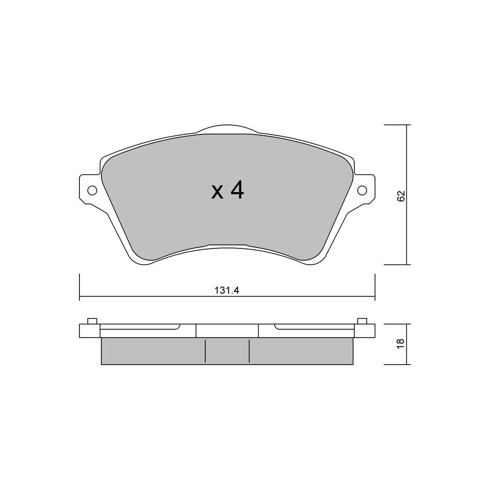 Pastilhas de travão dianteiras GT2i Club para LAND ROVER Freelander I (L314) Soft Top 2.5 V6 4x4 177hp 1998-02-01-2006-10-01Array