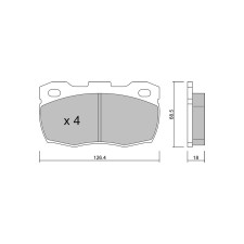 Pastillas de freno delanteras GT2i Club para LAND ROVER Defender I Cabrio (L316) 2.8 4x4 191cv 1990-08-01-2016-02-01