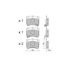 Pastillas de freno delanteras GT2i Club para MAZDA 121 I (DA) 2.0 CVVT 139cv 1976-01-01-1991-06-01