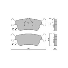 Pastillas de freno delanteras GT2i Club para SUZUKI Samurai Close Off-Road (SJ_) 1.3 (SJ 413) 86cv 1984-09-01-2004-12-01