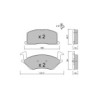 Pastillas de freno delanteras GT2i Club para TOYOTA Starlet IV (_P8_) 1.4 D-4D (NLP10_) 75cv 1989-12-01-1996-03-01