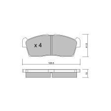 Pastillas de freno delanteras GT2i Club para SUZUKI Alto VI (FF) 3.0 4WD (MCR40W) 221cv 2004-09-01-2009-01-01