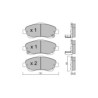 Pastillas de freno delanteras GT2i Club para TOYOTA Avensis II (_T25_) 2.2 D-CAT (ADT251_) 177cv 2003-03-01-2008-11-01