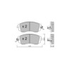 Pastilhas de travão dianteiras GT2i Club para SUBARU BRZ I 2.5 GT AWD (BM9) 286bhp 2012-06-01-
