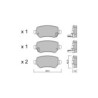 Pastillas de freno traseras GT2i Club para KIA Venga (YN) 1.6 GT 204cv 2010-02-01-2019-03-01