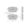 Pastilhas de travão dianteiras GT2i Club para VOLKSWAGEN Polo (9N) 1.8i Turbo 20V GTi, 1.9 TDi 130hp 02-09 - Pinças de travão Tr