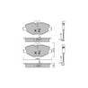 Pastillas de freno delanteras GT2i Club para MERCEDES BENZ Classe E III T-Model (S211) S 55 AMG 361cv 2003-03-01-2009-07-01