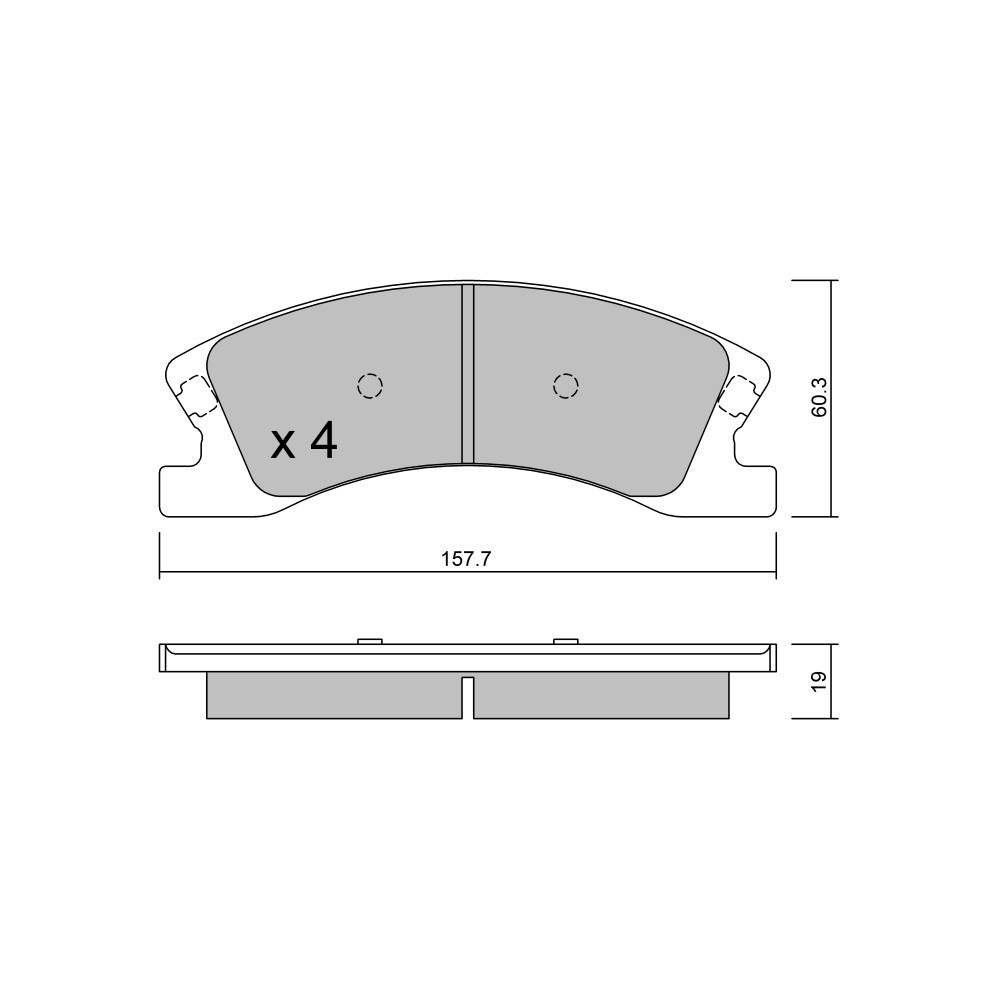 Pastilhas de travão dianteiras GT2i Club para JEEP Grand Cherokee II (WJ, WG) 4.7 V8 4x4 259hp 1998-09-01-2005-09-01Array
