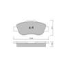 Pastillas de freno delanteras GT2i Club para FIAT Panda II (169_) 1.3 D Multijet (169AXG1A, 169AXD1A) 75cv 2003-09-01-