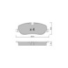 Pastilhas de travão dianteiras GT2i Club para LAND ROVER Discovery IV (L319) 4.2 4x4 396hp 2009-09-01-2018-12-01
