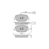 Pastillas de freno traseras GT2i Club para ALFA ROMEO 4C Spider (960_) 1.8 (960.CXB1A) 241cv 2014-10-01-2020-12-01