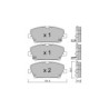 Pastilhas de travão dianteiras GT2i Club para HONDA Civic (FN-FK) 1.4i 16V, 1.8i 16V, 2.2 CDTi 2006-12 - Pinças de travão Trw