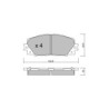 Pastilhas de travão dianteiras GT2i Club para TOYOTA Prius IV (_W3_) 1.8 Hybrid (ZVW3_) 136hp 2008-06-01-