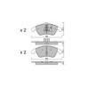 Pastillas de freno delanteras GT2i Club para MERCEDES BENZ CLS (218) 250 CDi, 350 CDi, 350 V6 2001-17 - Pinzas de freno Trw 