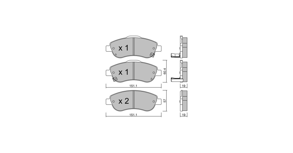 Pastilhas de travão dianteiras GT2i Club para HONDA CR-V III (RE_) 2.4 188hp 2006-06-01-