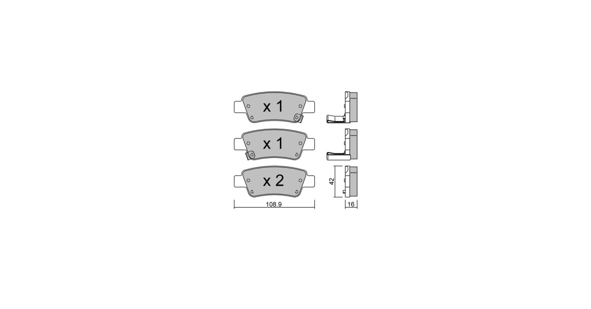 Pastilhas de travão traseiras GT2i Club para HONDA CR-V III (RE_) 2.4 188hp 2006-06-01-