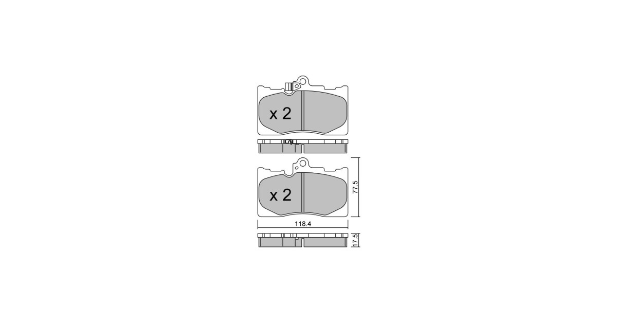 Pastilhas de travão dianteiras GT2i Club para LEXUS GS IV (_L1_) 450h (GWL10_) 346bhp 2011-09-01-