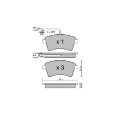Pastilhas de travão dianteiras GT2i Club para RENAULT Kangoo II (KW0/1_) / Grand Kangoo 1.5 Blue dCi 115 116cv 2008-02-01-