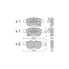 Pastillas de freno delanteras GT2i Club para FIAT 500 II L (351_, 352_) 200 CDI (204.901) 136cv 2012-09-01-