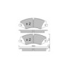 Pastillas de freno delanteras GT2i Club para LAND ROVER Range Rover III (L322) 5.0 4x4 510cv 2002-03-01-2012-08-01