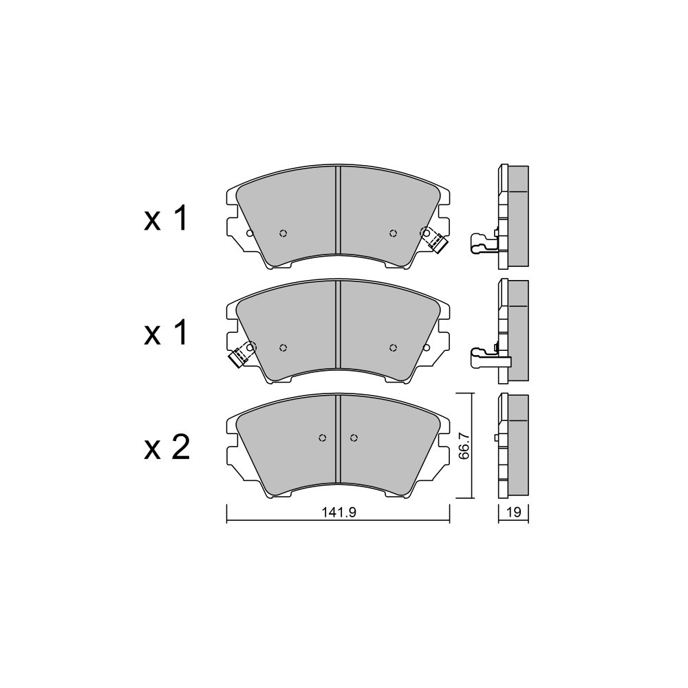 Pastillas de freno delanteras GT2i Club para MG Marvel R EV 289cv 2021-02-01-Array