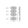 Pastillas de freno delanteras GT2i Club para TOYOTA IQ (_J1_) 1.5 Hybrid 146cv 2009-01-01-2015-12-01
