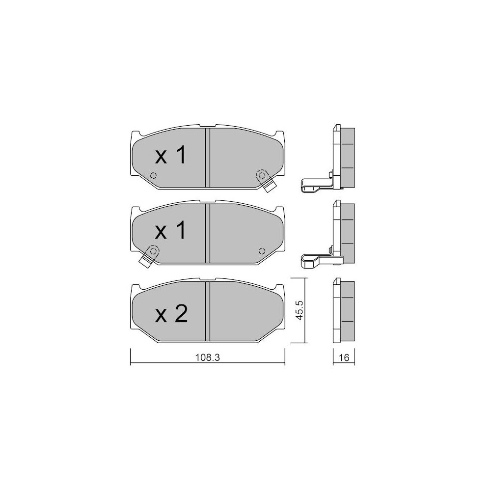Pastillas de freno delanteras GT2i Club para SUZUKI Swift III (MZ, EZ) 3.8 V6 347cv 2005-02-01-Array