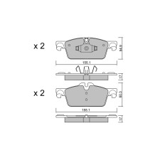 Pastillas de freno delanteras GT2i Club para PEUGEOT 508 I (8D_) 2.0 HDi 141cv 2010-11-01-2018-12-01