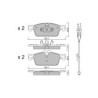 Pastilhas de travão dianteiras GT2i Club para PEUGEOT 508 I SW (8E_) 518 d 150hp 2010-11-01-2018-12-01