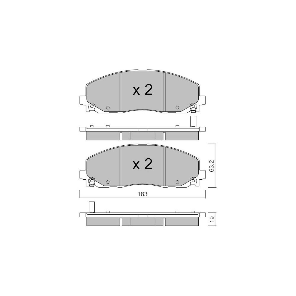 Pastillas de freno delanteras GT2i Club para JEEP Wrangler IV (JL) 2.0 4xe Plug-in Hybrid (JL74) 381cv 2017-11-01-Array