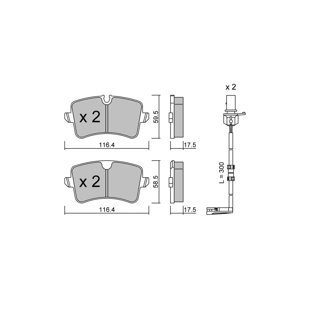 Pastilhas de travão traseiras GT2i Club para AUDI A8 III (4H2, 4H8, 4HC, 4HL, D4) S8 plus quattro 606bhp 2009-11-01-Array