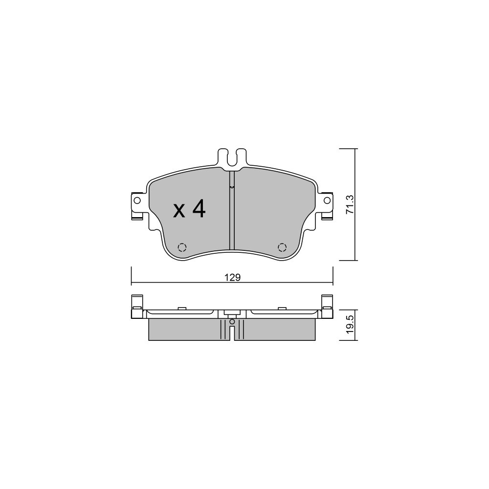 Pastillas de freno delanteras GT2i Club para MERCEDES BENZ Classe A III (W176) B 180 (246.242) 123cv 2012-06-01-2018-05-01Array
