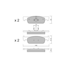 Pastillas de freno delanteras GT2i Club para RENAULT Clio IV (BH_)/ Lutecia 1.2 TCe 120 120cv 2012-11-01-